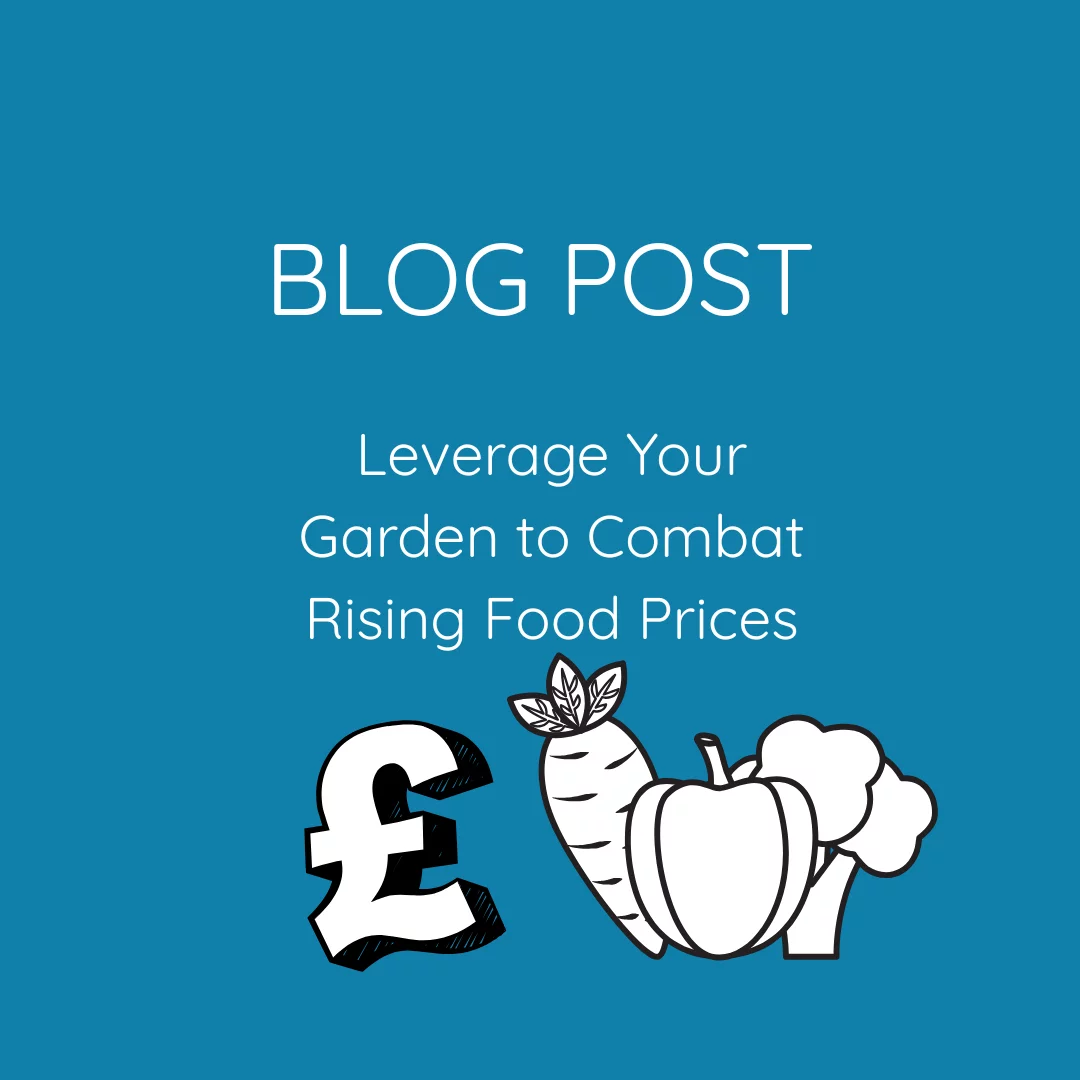 BLOG POST. Leverage Your Garden to Combat Rising Food Prices. £ and Veg Image