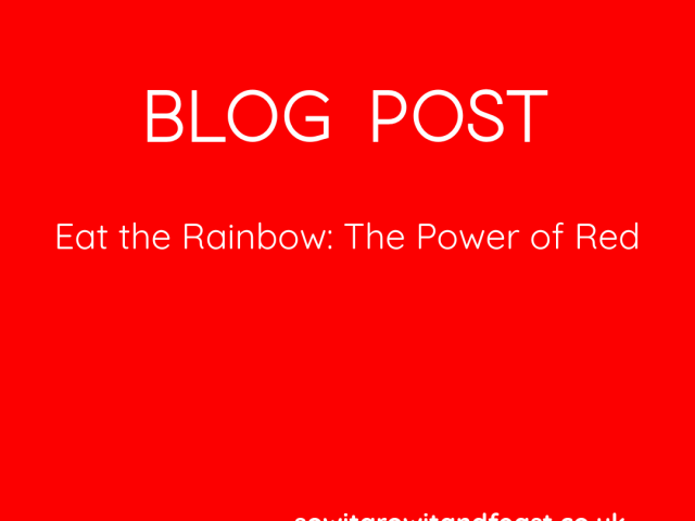 Eat the Rainbow: The Power of Red