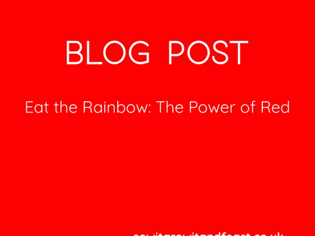 Eat the Rainbow: The Power of Red