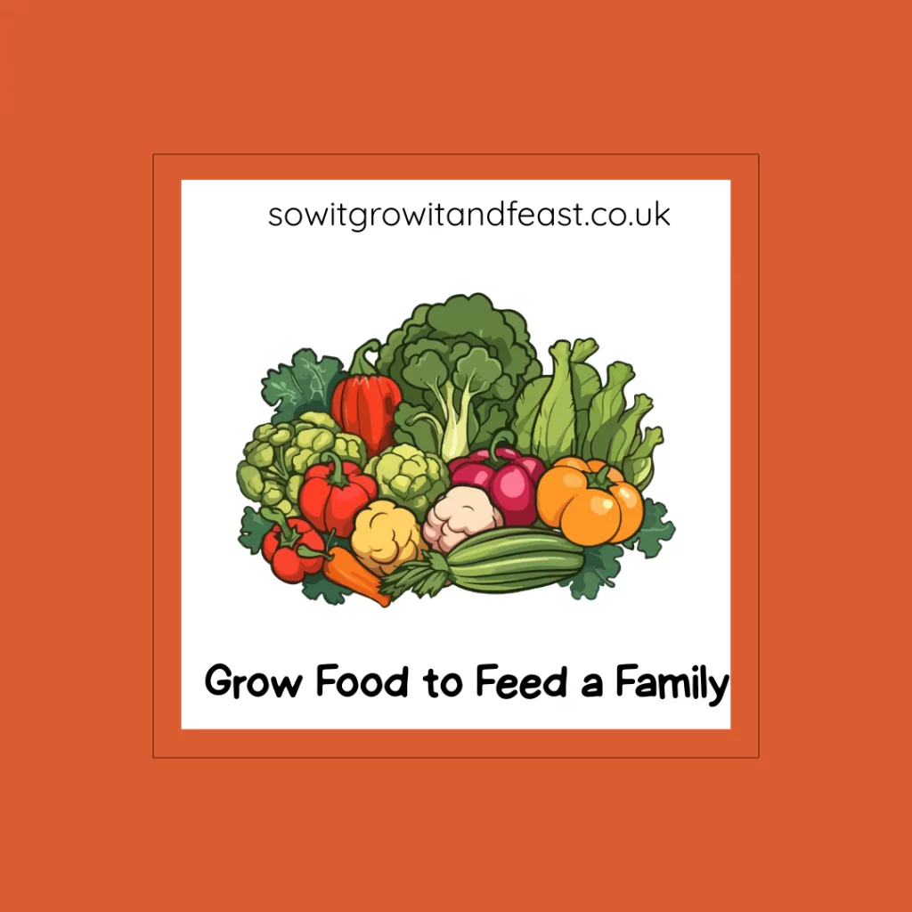 Grow Food to Feed your Family. Image: Colourful Fruit and Vegetable Harvest