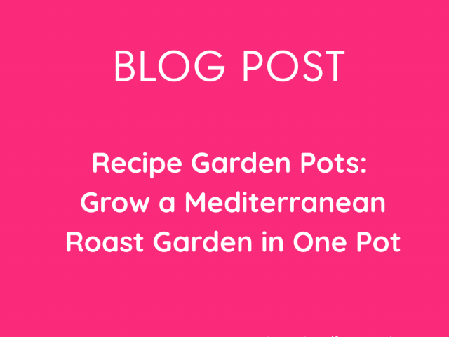 Recipe Garden Pots: Grow a Mediterranean Roast in One Pot