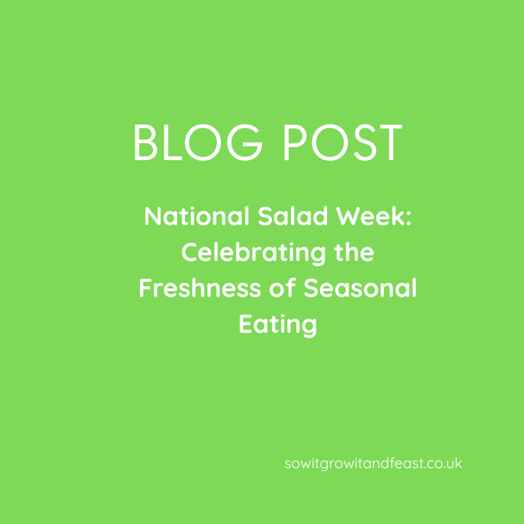 National Salad Week: Celebrating the Freshness of Seasonal Eating