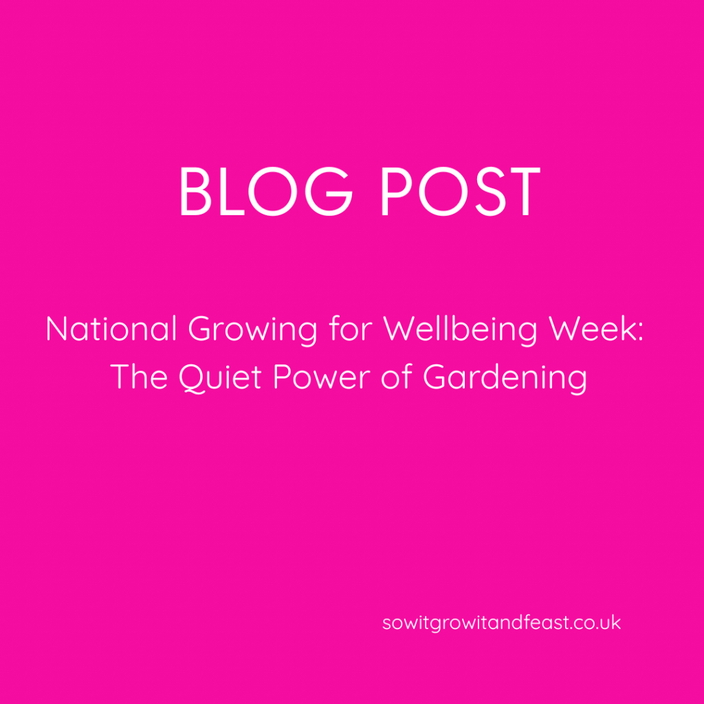 National Growing for Wellbeing Week