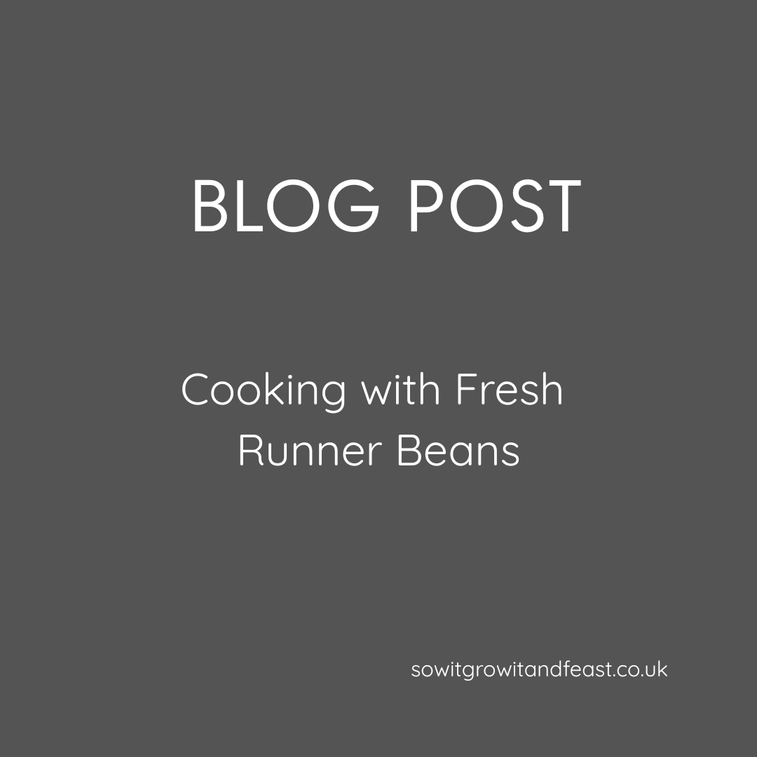 Cooking with Fresh Runner Beans