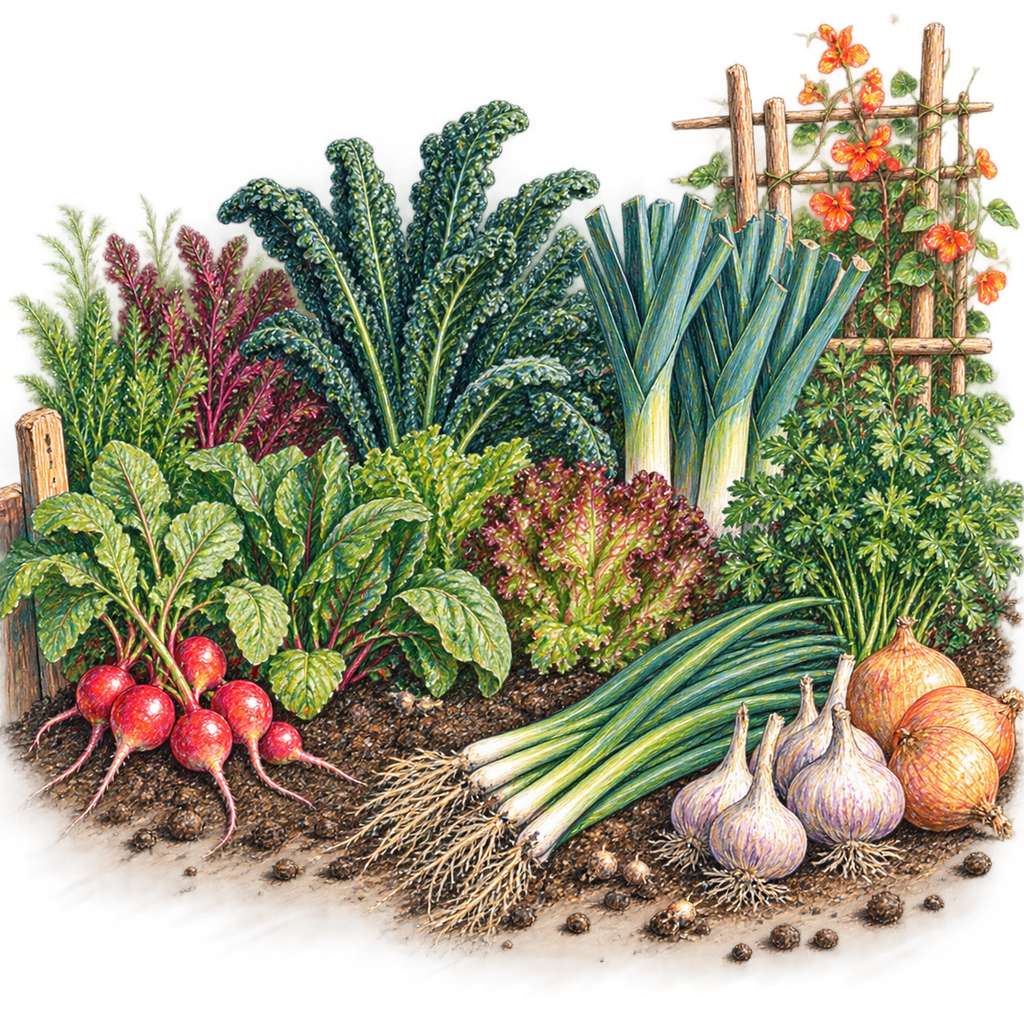 Colour sketch of September Harvest.
©sowitgrowitandfeast