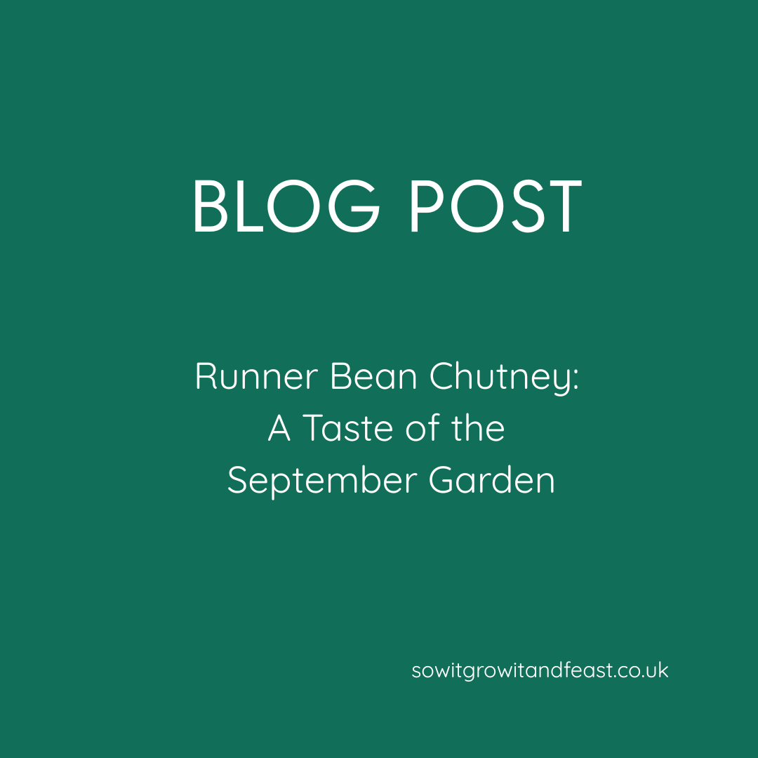 Runner Bean Chutney: A Taste of the September Garden
